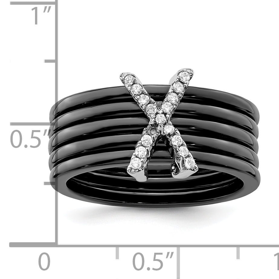 925 Sterling Silver Cubic Zirconia Cz Wedding Ring Band Size 6.00 Fine Jewelry Gifts For Women For Her