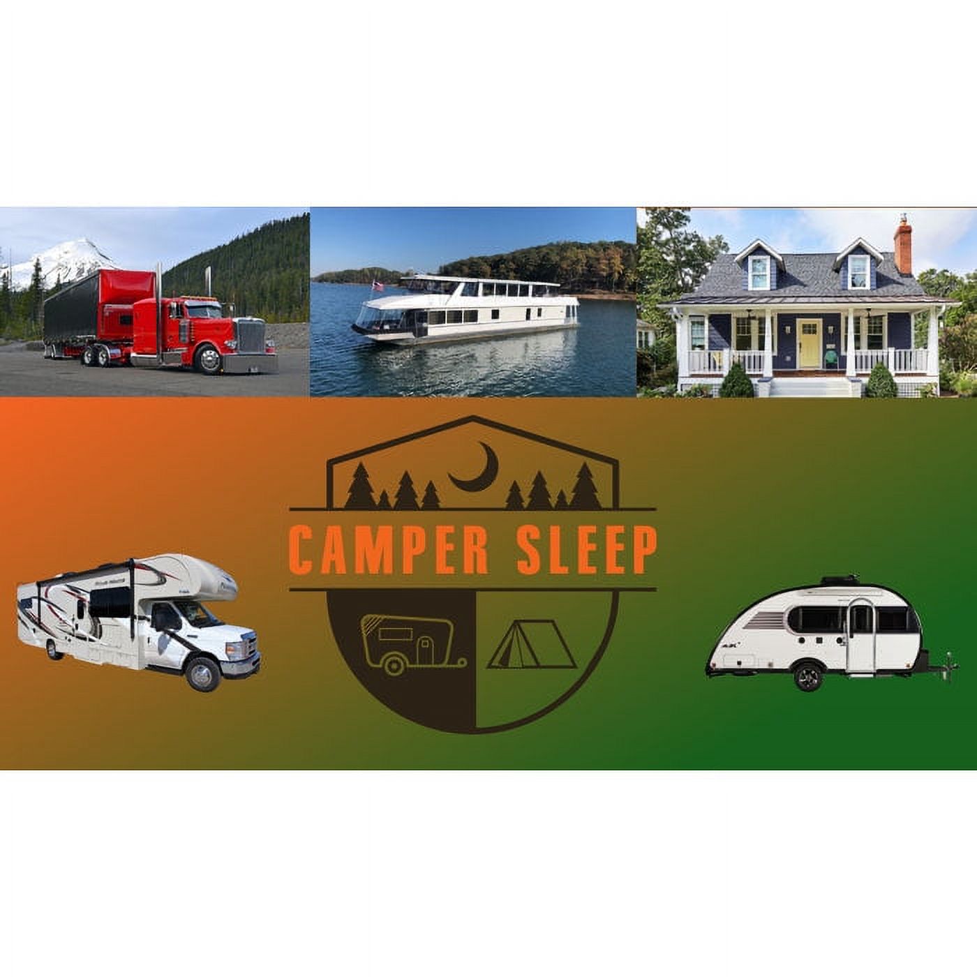 Camper Sleep 10" Voyager - 66x80 - Olympic Queen