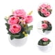 thumbnail image 4 of Planta artificial en maceta, planta falsa en maceta, planta falsa en maceta, bonsái de escritorio, rosa falsa en maceta, decoración, 4 of 6