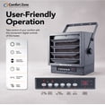 thumbnail image 6 of Comfort Zone 7,500W Digital Ceiling Mount Space Heater with Remote, 240v, Grey, 6 of 10