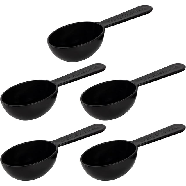 Small Scoops for Canisters,Powder Scoop,5 Pack Plastic Coffee Measuring Spoons Short Handle Scoops for Tea Sugar Cereal Milk Powder Spices