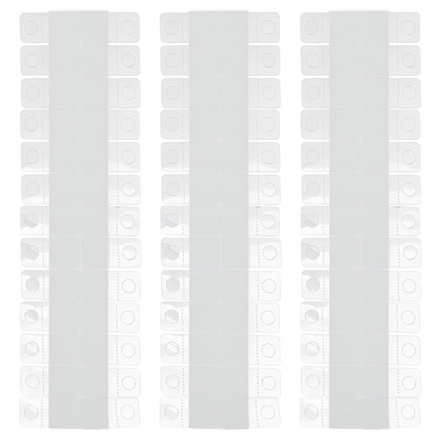 SHISUYAN 100 Pcs Crochets d'Affichage Portables Transparents Autocollants avec Support Adhésif