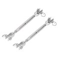 thumbnail image 4 of Stainless Steel Turnbuckle, M8 Thread Corrosion Resistant Fine Polishing Standard Size Rigging Jaw Turnbuckle For Industrial Equipments ANGGREK Otros, 4 of 8
