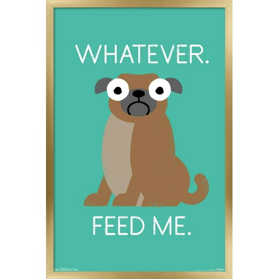 DaVid Olenick - Feed Me Wall Poster, 14.725" x 22.375", Framed