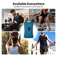 thumbnail image 7 of Pofeuu Spider And Cobweb Print Men's Muscle T-Shirt, Sleeveless, Muscle Tank, Classic Muscle Tee Top For Men Casual Sleeveless Muscle T-Shirt Trendy Clothes-3X-Large, 7 of 7