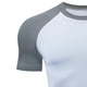 thumbnail image 4 of Ceisia Men's Compression Raglan Sleeve T-Shirt High Elastic Quick Dry Athletic Crew Neck Top Gift, 4 of 5