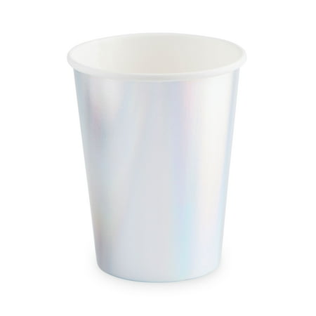 Iridescent Birthday Party Cups, 8ct