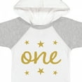 thumbnail image 4 of Inktastic 1st Birthday One Gold Boys or Girls Baby Bodysuit, 4 of 5