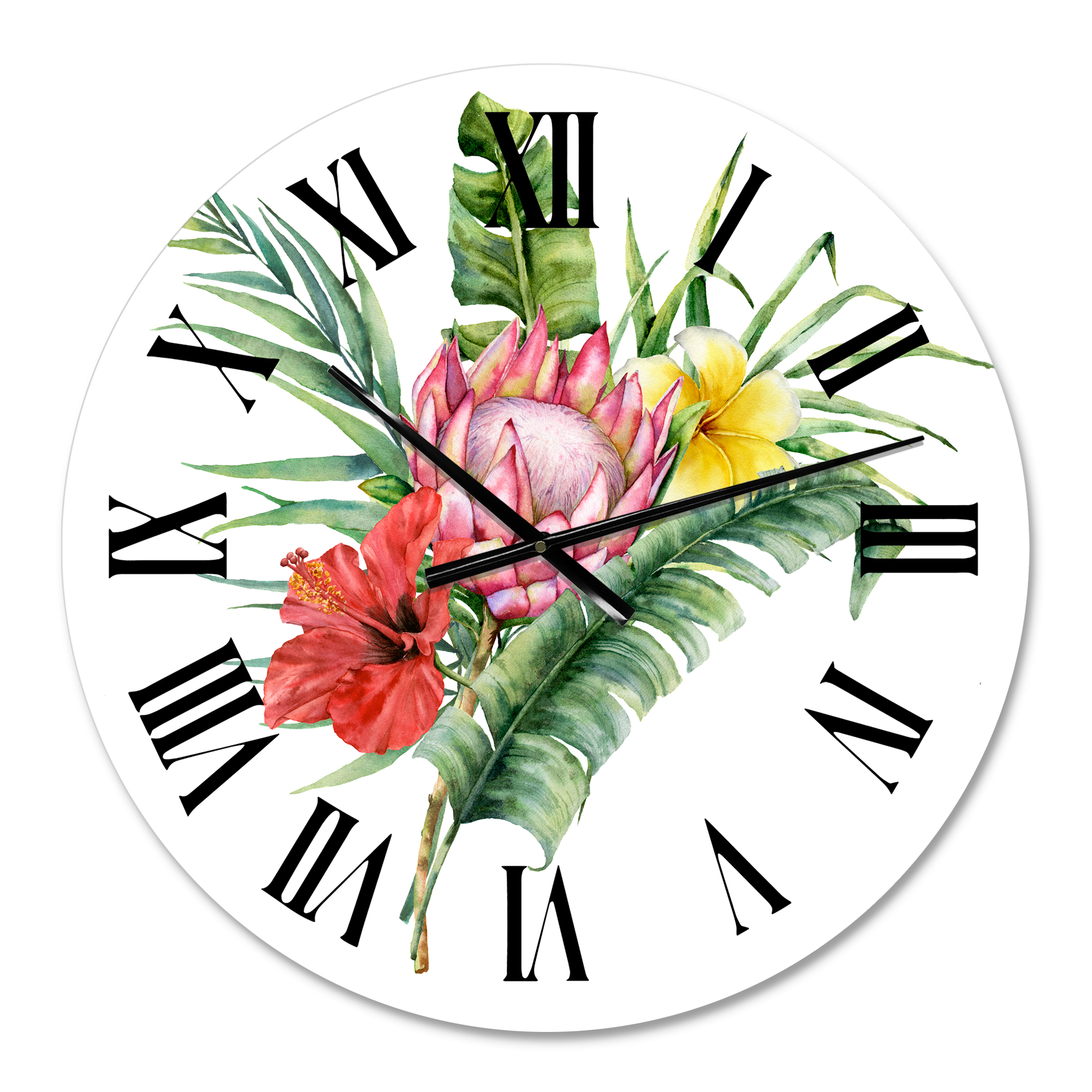 Designart 1 in Quartz Traditional Wall Clock