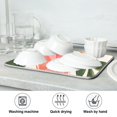 thumbnail image 7 of Yayeee Dish Drying Mat for Kitchen Counter 16"x18" Microfiber Absorbent Pad, Watercolor Grapefruit, 7 of 7