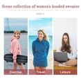 thumbnail image 5 of Leopard Print Dresses for Women Fashion Hoodie Dress Casual Long Sleeve Loose Dress with Pockets, 5 of 7