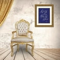 thumbnail image 3 of Marrott, Stephanie 25x32 Gold Ornate Wood Framed with Double Matting Museum Art Print Titled - Brave Blue, 3 of 4