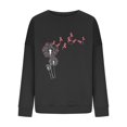 thumbnail image 3 of 2023 Chandail en Molleton de Mode pour Femmes 50 % de Rabais Liquidation Mode Décontractée Manches Longues Col Rond Imprimé Chandail en Molleton Dames Hauts Blouse, 3 of 3
