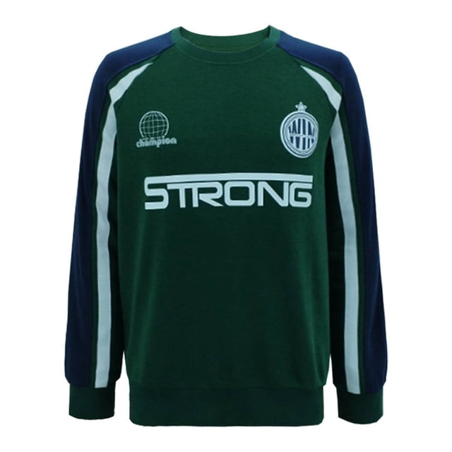 Sudaderas George Para Hombre, Estampado Futbol Verde Talla G