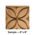 thumbnail image 1 of FASÄDE Rings Decorative Vinyl Backsplash Panel in Antique Bronze (6X6 Inch Sample), 1 of 5