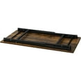 thumbnail image 4 of SOGES 31.5 inches Folding Desk No Assembly Sturdy Small Writing Desk for Small Spaces, Rustic Brown, 4 of 8