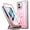 Pink, variant on Poetic Revolution Case for Motorola Moto G Stylus 4G 2023 [Not Fit 5G Version], [20FT Mil-Grade Drop Tested], Full-Body Rugged Shockproof Cover with Kickstand and Built-in-Screen Protector, Light Blue