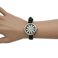 thumbnail image 2 of Olivia Pratt Large Flower Face Skinny Leather Strap Watch, 2 of 3