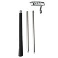 thumbnail image 2 of Putter De Metal, Palos De Golf De 3 Secciones, Accesorio De Entrenamiento, Ahorro De Espacio, Accesorios Para Exteriores, Equipo Deportivo De Superficie Lisa, Sitck Bidireccional Vogacara OD014646-02, 2 of 6