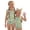 #A09-Green, variant on Baby Girl Swimsuit Pineapple Graphic One Piece Swimsuits for Little Girls Ruffled Stretchy Girls Bathing Suit