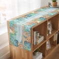 thumbnail image 6 of Table Runners 90 Inches Long Dress Scarves, Ocean Coastal Farmhouse Coffee/Dining/Kitchen Table Runner for Living Room, Summer Nautical Beach Coral Starfish 13x90 Inch, 6 of 9