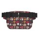 thumbnail image 3 of Fotbe Forest Wild Mushroom Cangurera Cuadrada con Estampado de Doble Capa, Bolsa de Cintura Ajustable Mini para Hombres y Mujeres, 3 of 9