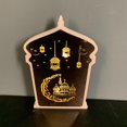thumbnail image 3 of 2 Uds Linterna Islámica de Ramadán EID Mubarak LED Centro de Decoración de Dormitorio Soledad Decoraciones de Eid Mubarak, 3 of 3