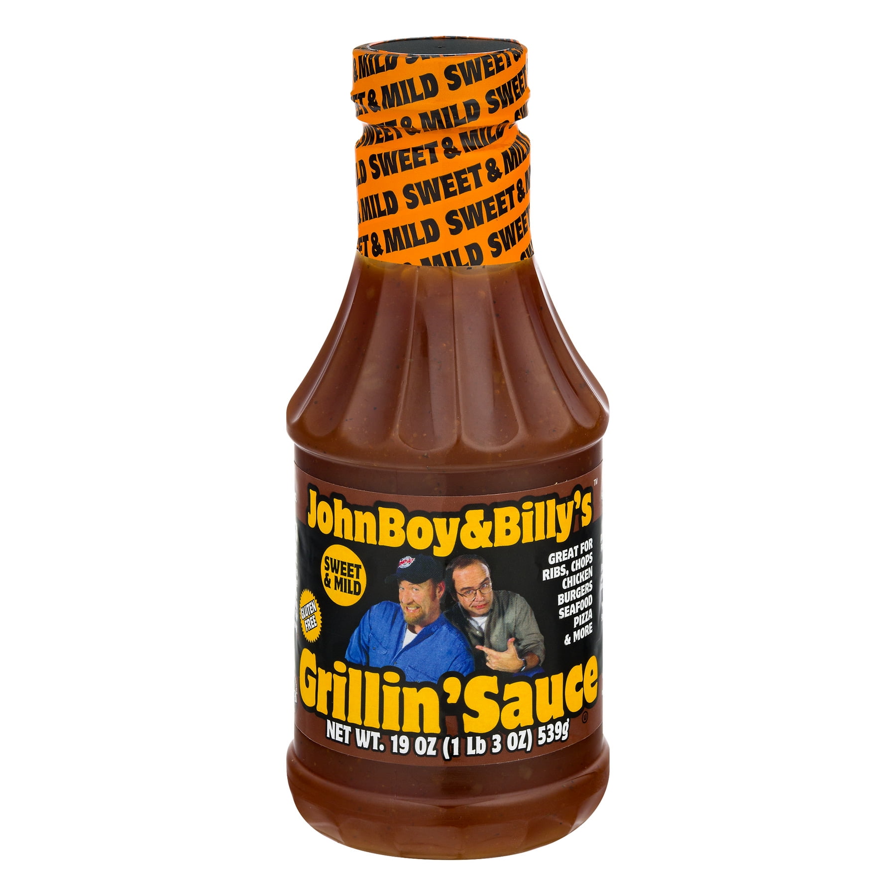 JohnBoy & Billy's Gluten Free Grillin' Sauce Sweet & Mild, 19.0 OZ
