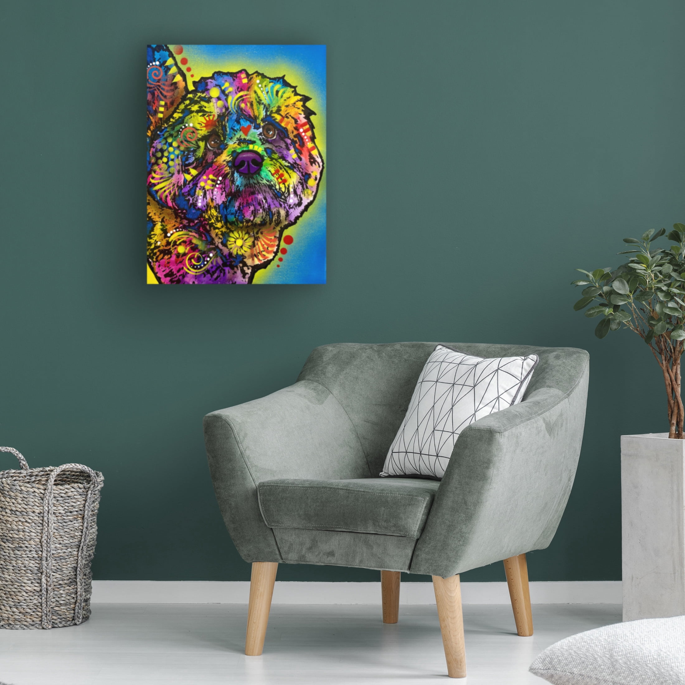 Canvas Wall Art - Dean Russo 'Just A Little Piece Pleaaaase' Wall Art for Living Room, Bedroom, or Office Décor by Trademark Fine Art - 24 x 32 Inches