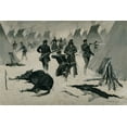 thumbnail image 2 of Remington, Frederic 24x17 White Modern Wood Framed Museum Art Print Titled - The Defeat of Crazy Horse, 2 of 4