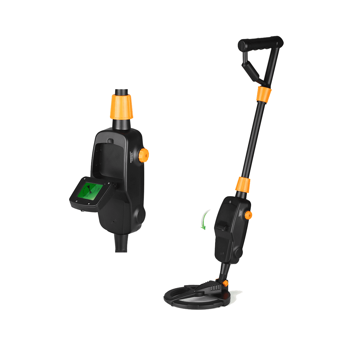 MD1008A Underground Metal Detector Gold Silver Jewelry Treasure Search Finders Waterproof Treasure Metal Seeker Tool