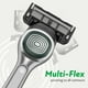thumbnail image 3 of Sistema de afeitar DORCO SLEEK de seis cuchillas con tecnología Multi-Flex, mango de afeitado de precisión, incluye 2 cartuchos, 3 of 8