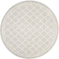 thumbnail image 1 of Safavieh Amherst Light Grey Indoor Outdoor Rug - Round 7', 1 of 2