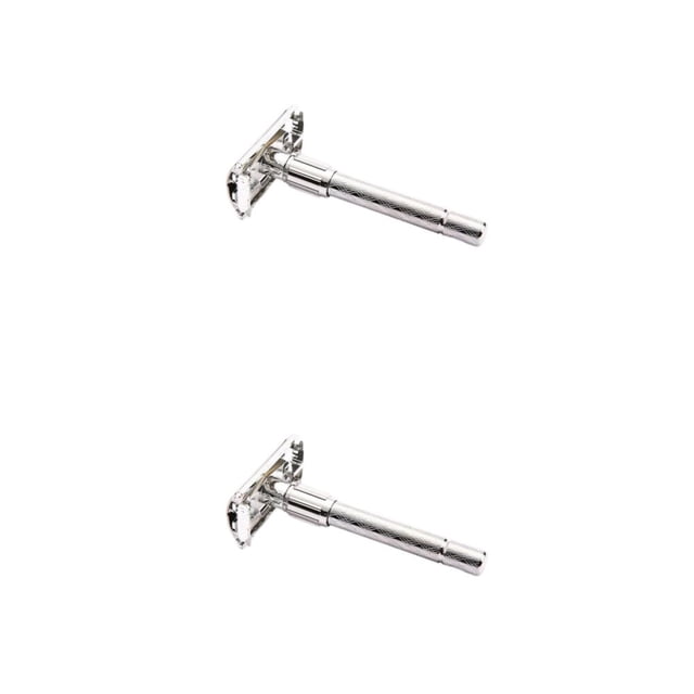 Minnieouse Ajustable Doble Filo Hombre Afeitado Clásica Tradicional para 2piezas Tipo 1
