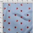 thumbnail image 2 of oneOone Cotton Poplin Fabric Strawberry Fruit Print Fabric BTY 56 Inch Wide, 2 of 4