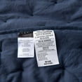 thumbnail image 3 of Kasentex  3-Piece Quilt Set Ultra Soft Microfiber Stone-Washed Lightweight All Season Blue King, 3 of 6