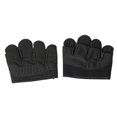 thumbnail image 2 of NIBOLOG 1 Pair Gym Gloves Sweat-absorbing Breathable Anti-slip Men Women Weight Lifting Training Fitness Four-finger Gloves Hand Guard Protector, 2 of 8