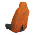 thumbnail image 3 of Picia Orange Net Fishing Boat Print Waterproof Sweating Car Seat Cover for Post Gym Workout, Running, Beach and Hiking, Universal Fit Anti-Slip Bucket Seat Protector, 3 of 5