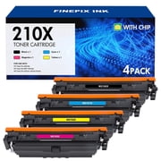 210X Toner Cartridge Compatible for 210X W2100X 210A W2100A Color Laserjet Pro MFP 4301fdw 4301fdn 4201dn 4201dw 4301 4201 Printer Ink (Black Cyan Yellow Magenta, 4-Pack )