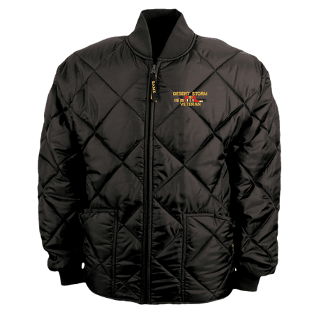Firefighters Zip Turtleneck - Desert Storm Veteran Game Sportswear Firefighter's Full Zip Turtleneck