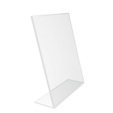 Acrylic Sign Holder - Clear - 8.5 x 11 inches - Walmart.com