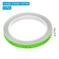 thumbnail image 2 of Uxcell 0.3" x 26 FT Reflective Tape High Viscosity Adhesive Tape Waterproof Warning Roll Reflective Strip 4 Pcs Green, 2 of 6