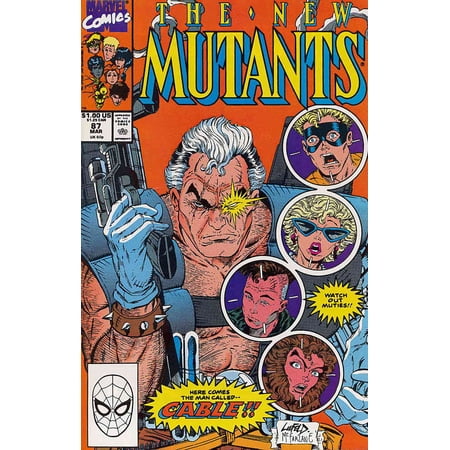 New Mutants The #87 VF ; Marvel Comic Book