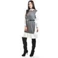 thumbnail image 5 of Vestido Camisero Con Chaleco Roman Fashion Juvenil 3820 Gris M, 5 of 5