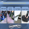 thumbnail image 4 of Lagwa 2 Pack Folding Pocket Scissors, Stainless Steel Portable Travel Shears for Crafting, Office, Home Use, 4 of 6