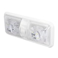 thumbnail image 2 of LLC RV Interior Light 2 Dome LED Ceiling Light 600lm with 3 Way Switch DC 12V for Boat Yacht Warm White Light 6500K, 2 of 9