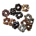 thumbnail image 4 of Cuerda para el cabellero con estampado de y lazo elástico para el cabellero de 13 piezas Yuyangstore Scrunchie con estampado de leopardo para mujer, 4 of 8