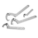 thumbnail image 3 of Herramienta de llave de pasador ajustable, acabado cromado, acero de aleación de alta resistencia, Universal, para collares y rodamientos, 4 Uds., 3 of 5