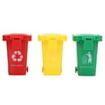 thumbnail image 4 of Friction Powered Garbage Truck Toy, Simulation Inertia Sanitation Garbage Waste Truck Model Toys With Three Trash Recycling Clean Trash Rubbish Transport Truck Gift For Kids Boys, 4 of 8