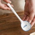 thumbnail image 3 of 2 Pack Porcelain Soup Spoons Long Handle Japanese Round Soup Spoon Hand-Painted Asian Soup Spoon for Ramen Pho Miso Rice, 3 of 9